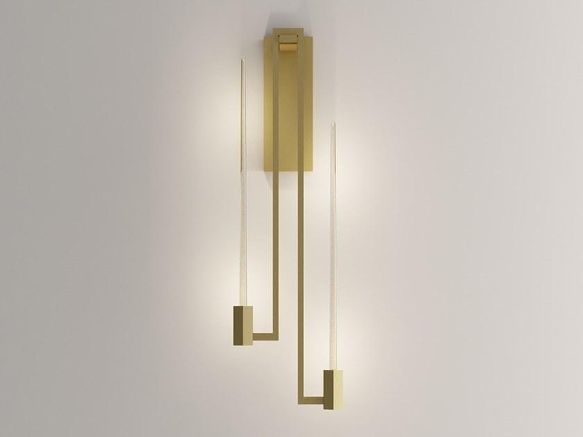 Paolo Castelli Настенный светильник из муранского стекла и латуни Kalì Kali sun-id-1494205 - Вид №1