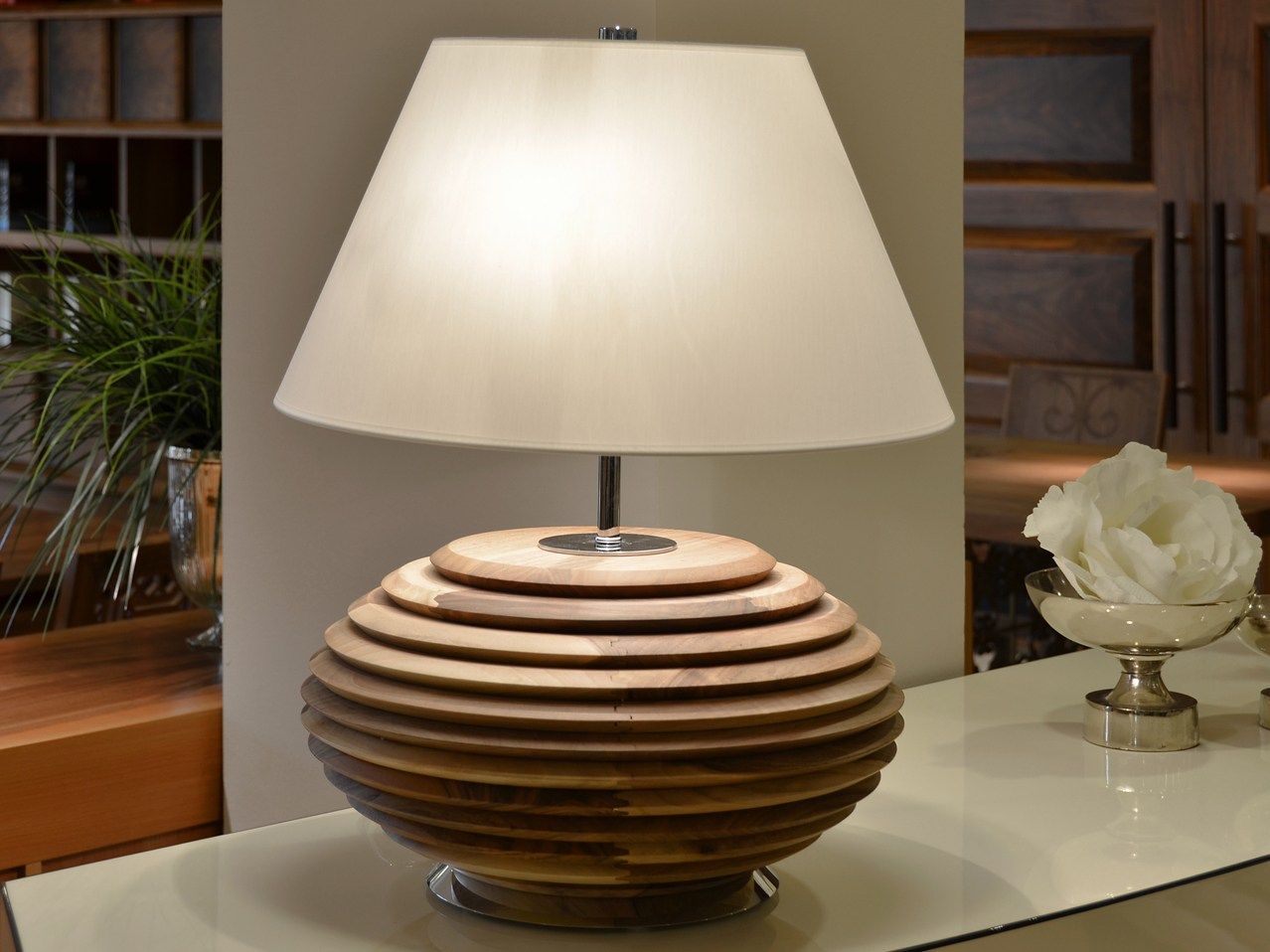 Деревянная настольная лампа Mobi ARCH-00098415 - Вид №2