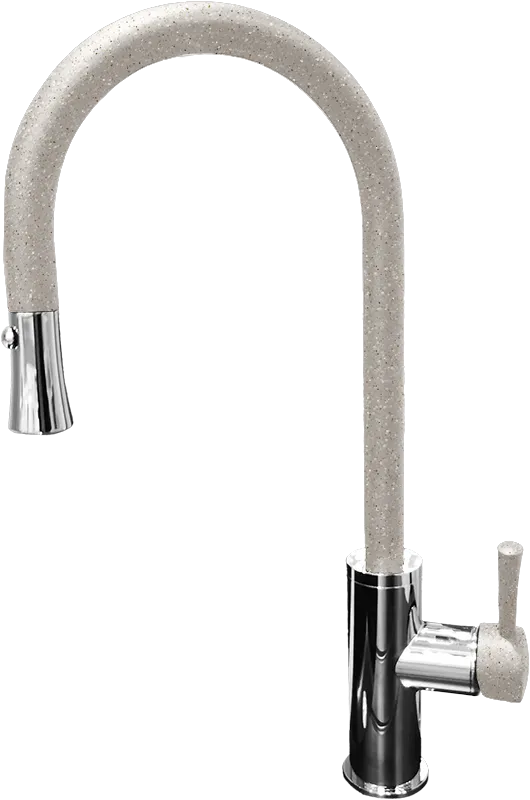 Кухонный смеситель 7652 серый GranFest 
