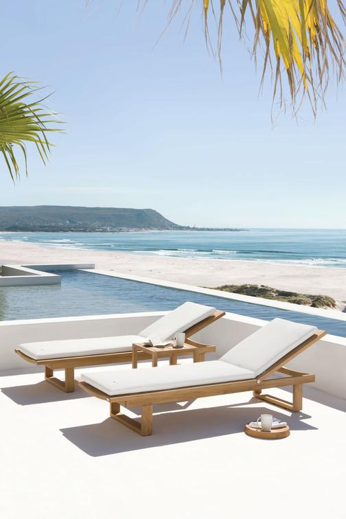 MNST109 Журнальные столики teak 152см x 152см Manutti Siena - Вид №2