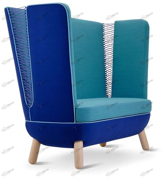 Adrenalina Мягкий диван в современном стиле из ткани с высокой спинкой по контракту Sly sun-id-1437627