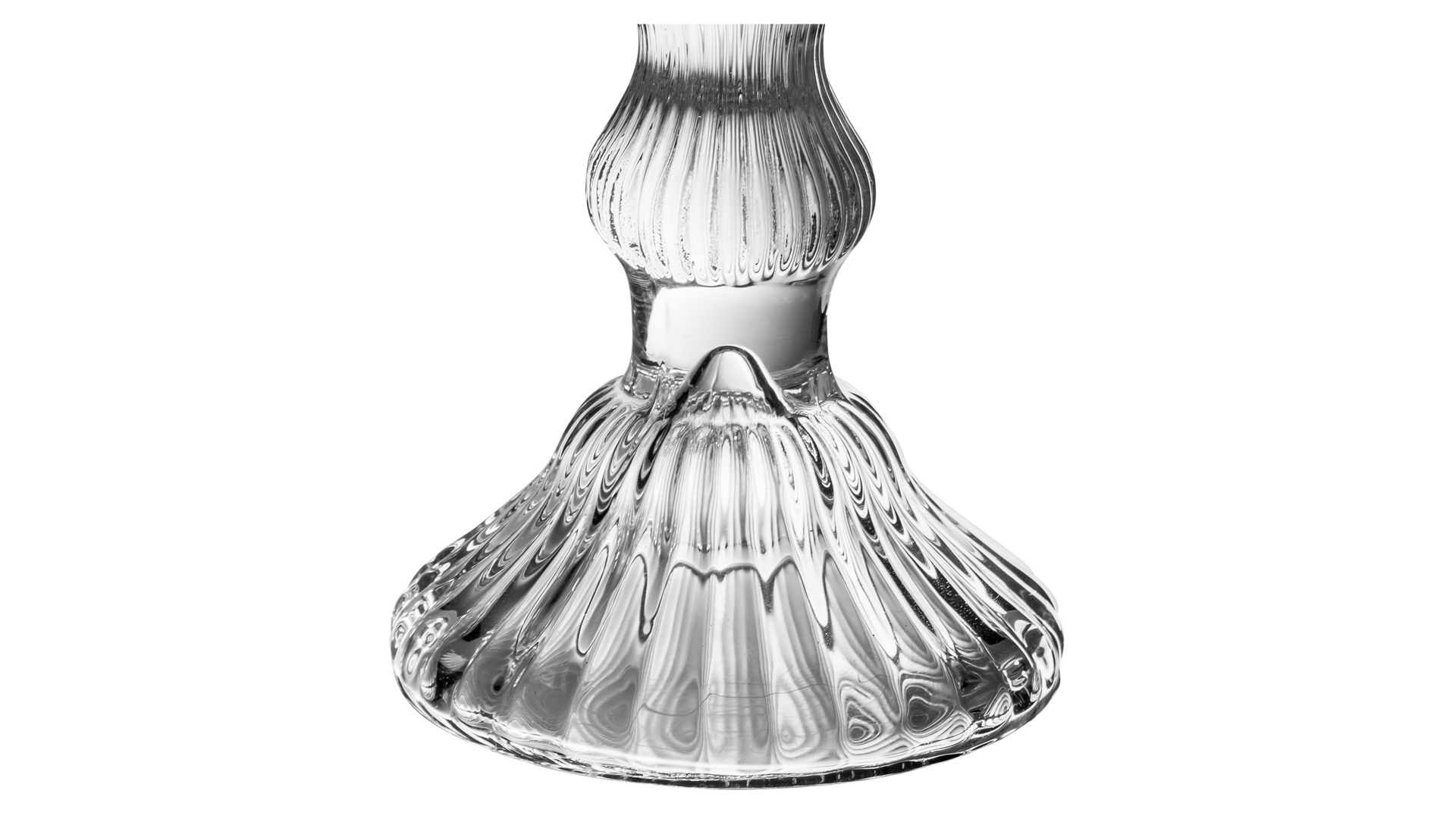 10623010 Rasteli Подсвечник стеклянный Rasteli "Романтика" 25 см Стекло  - Вид №3