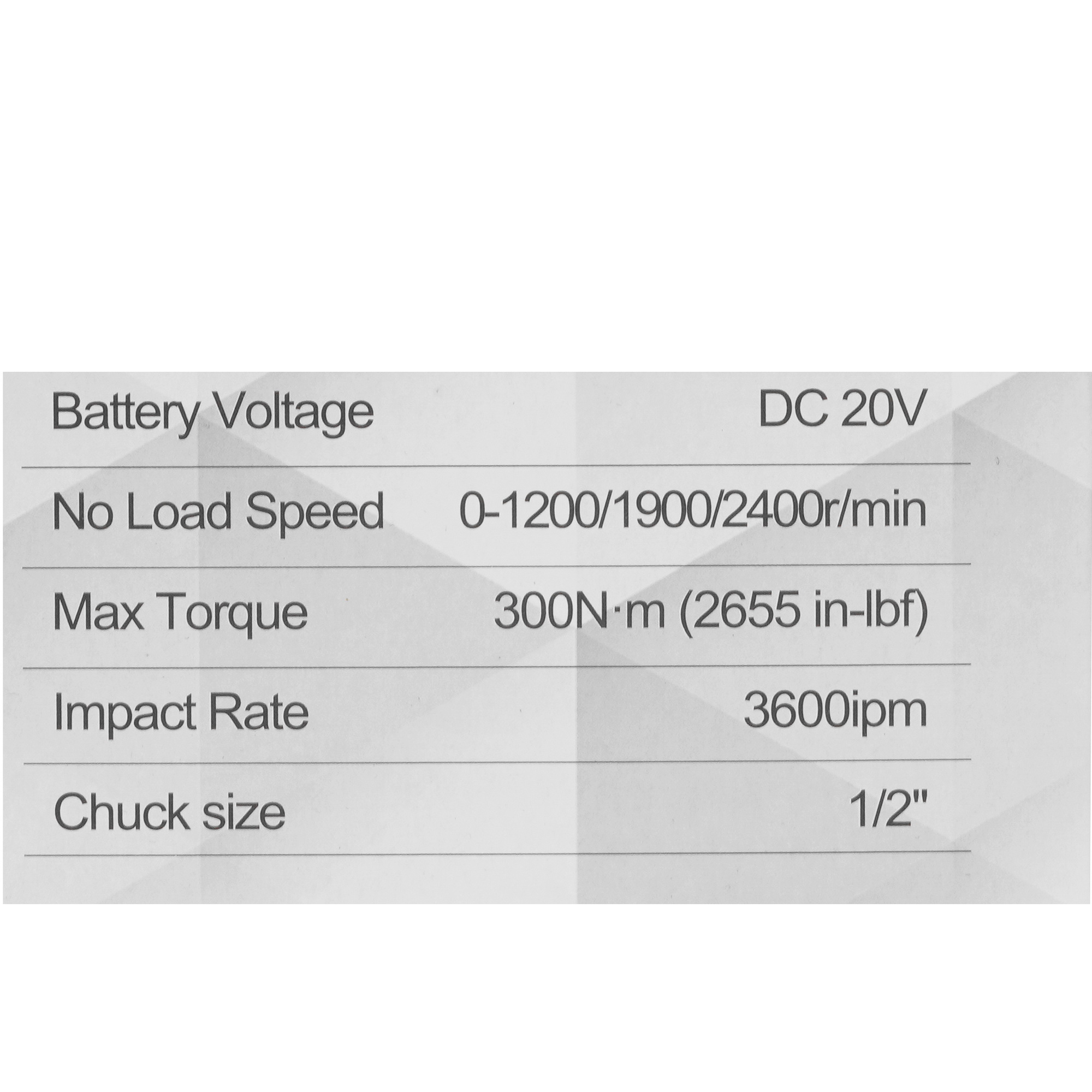 Гайковерт PIT PIW20H-300B/4 OnePower 20V 9086494 STDN-0032307 - Вид №10