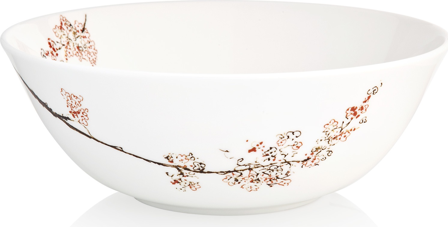 10533657 Lenox Салатник круглый Lenox "Щебетание птиц" 24см Фарфор костяной 