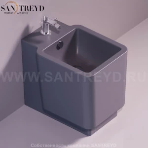 FL62ANTRACITEMATT Биде напольное Flow Simas