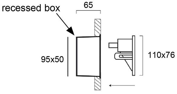 Terzo Light Настенная светодиодная лестница из алюминия для улицы  V4198800  - Вид №1