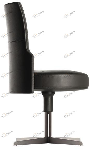 Poltrona Frau 4-спицевое кожаное кресло La collezione - divani e poltrone sun-id-1498808