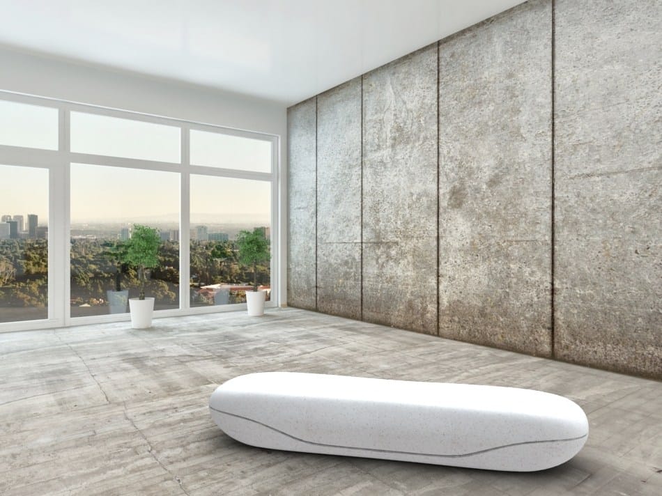 Реконструированная каменная скамья без спинки Viscio Urban Design волна ARCH-00036052 - Вид №12