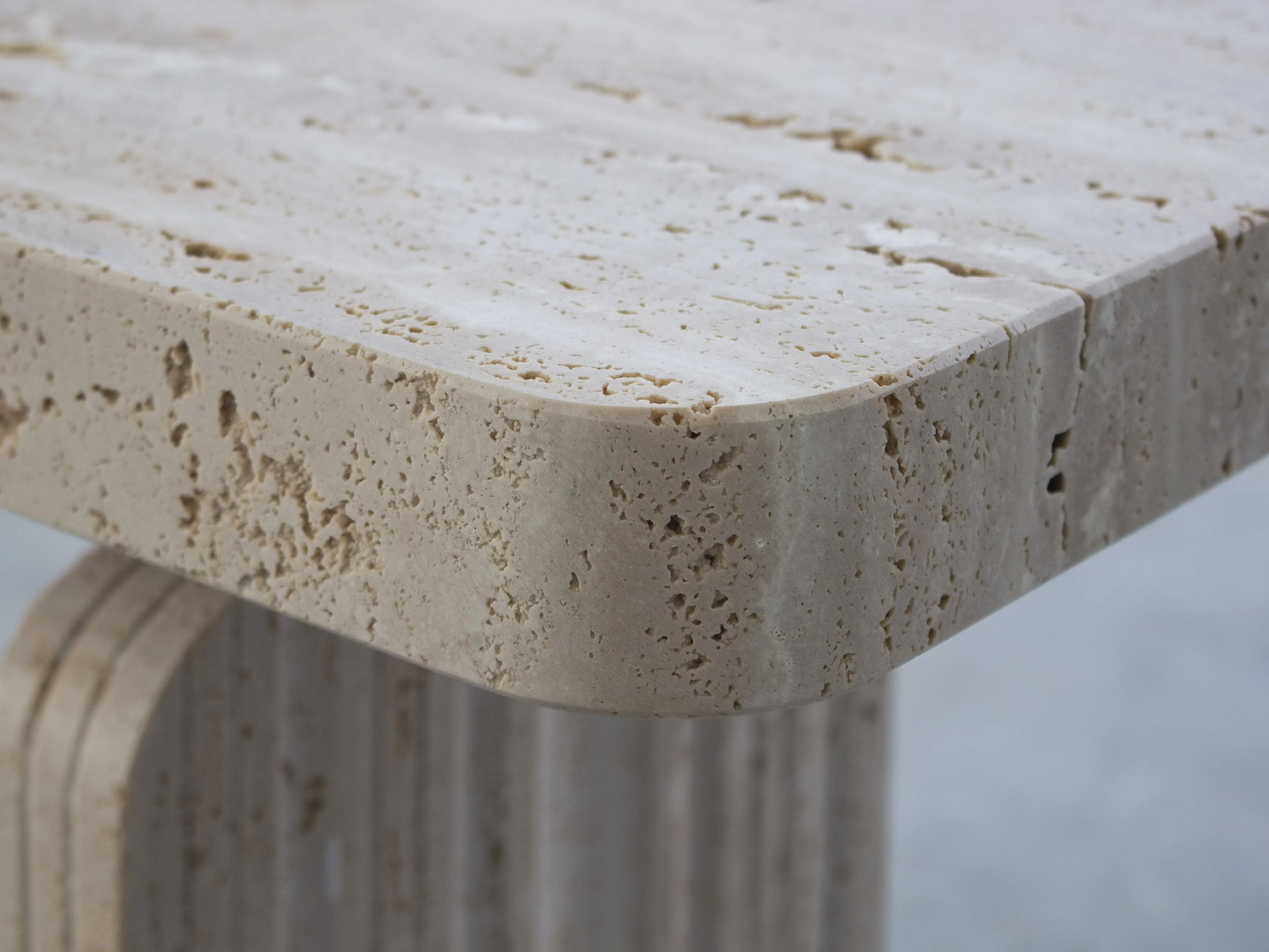 Прямоугольная консоль из травертина Davani Purity ARCH-00072508 - Вид №15