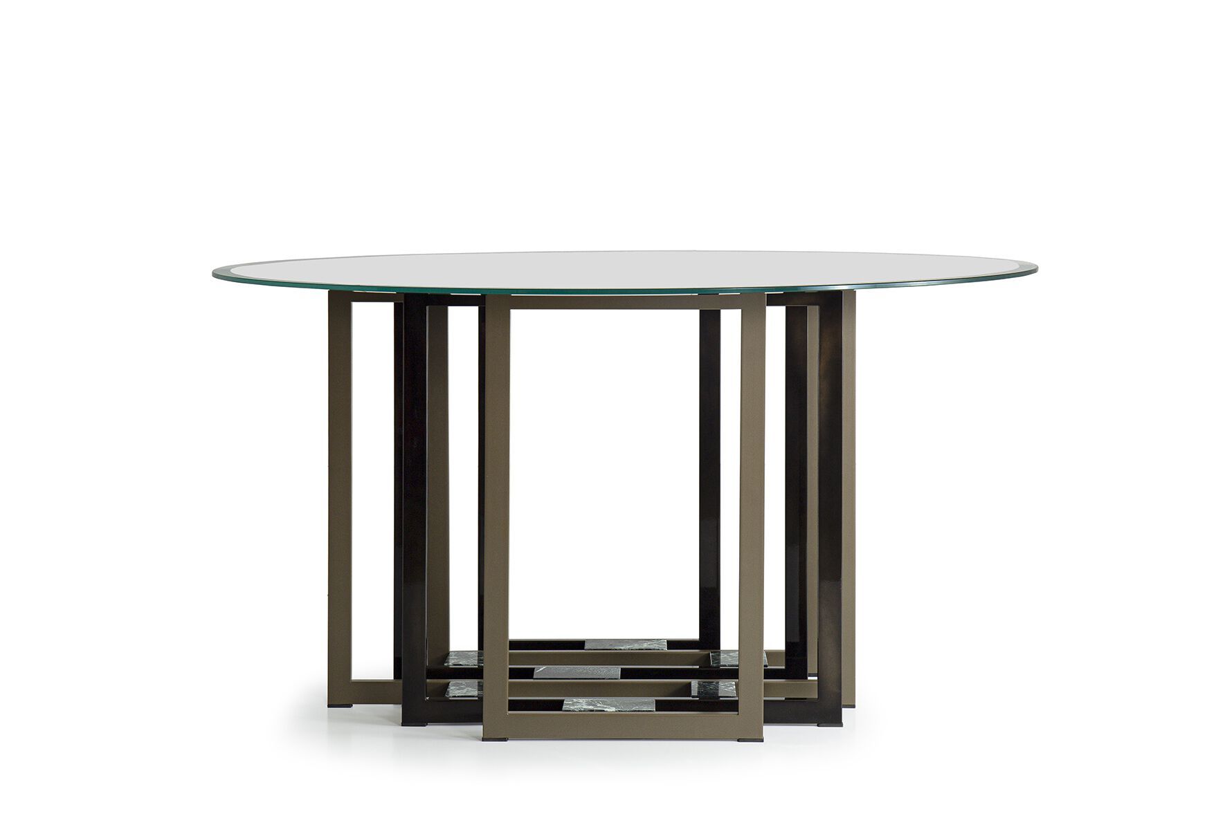 Круглый стеклянный стол Borzalino DORIAN ARCH-00081344 - Вид №1
