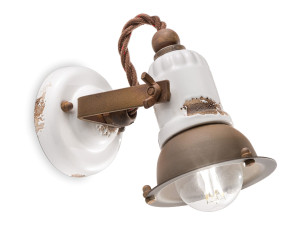 Керамический круглый поворотный настенный прожектор