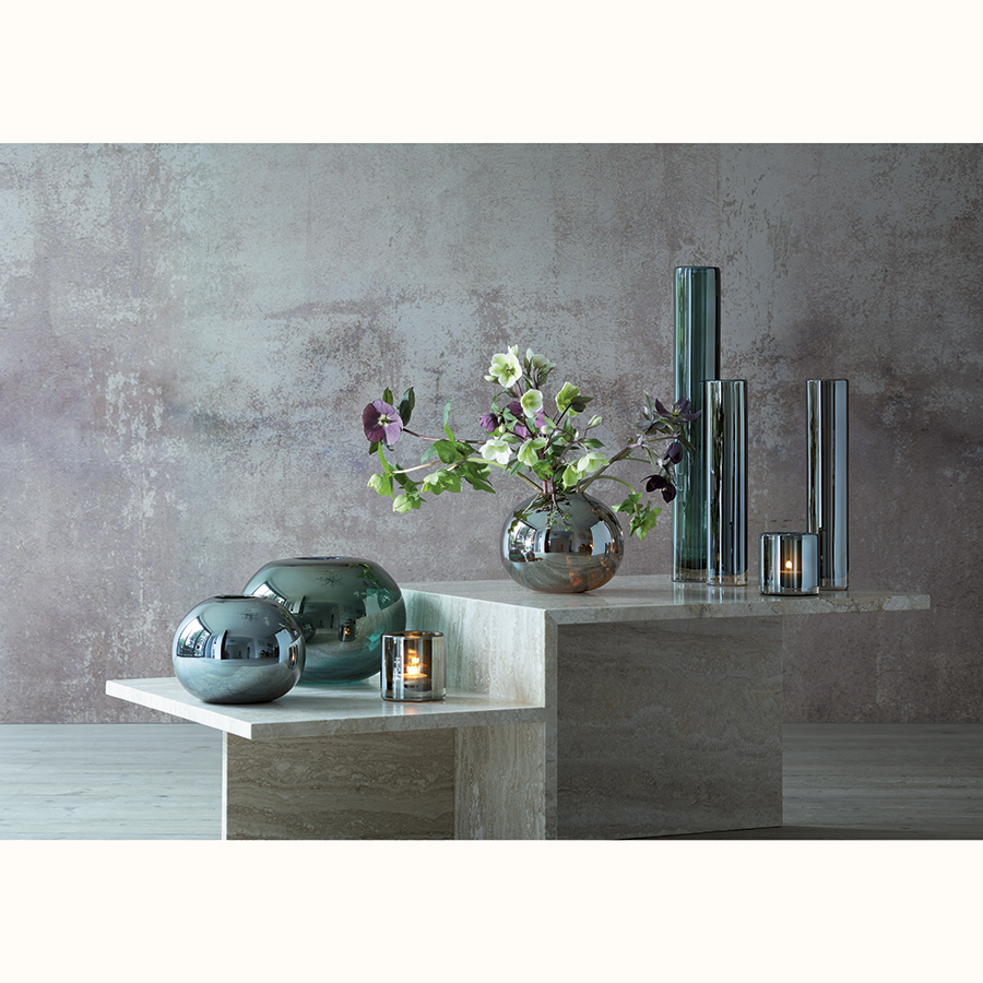 G1662-08-142 Подсвечник signature, epoque, 8,5 см, зеленый LSA International  - Вид №2