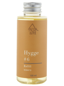ARIDA HOME Наполнитель для диффузора Hygge с ароматом манго 100 мл 84535183