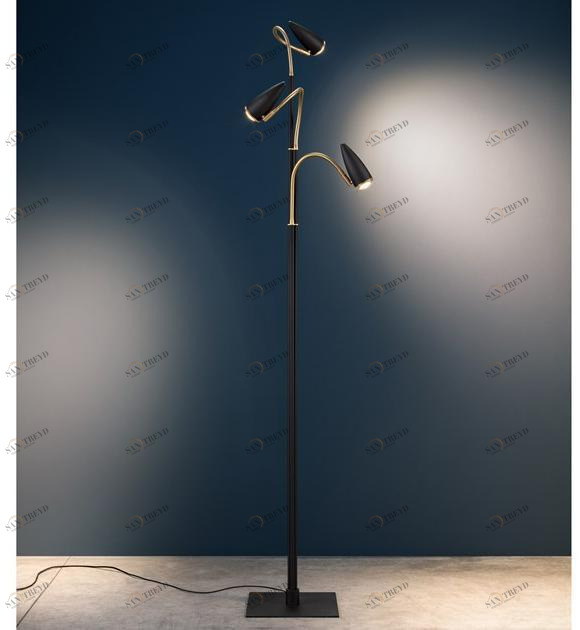 Catellani & Smith Торшер светодиодный с гибким кронштейном Oggetti senza tempo sun-id-1437319