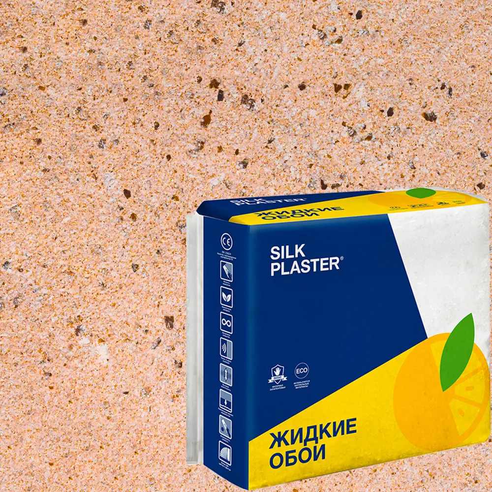 Жидкие обои Silk Plaster Absolute А241 1.44 кг цвет розово-бежевый STLM-2129577