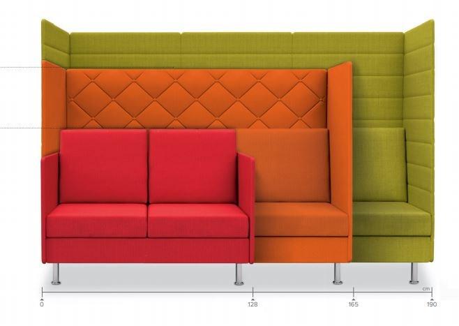 Dauphin 2-местный тканевый диван Atelier Al 5521 - Вид №3