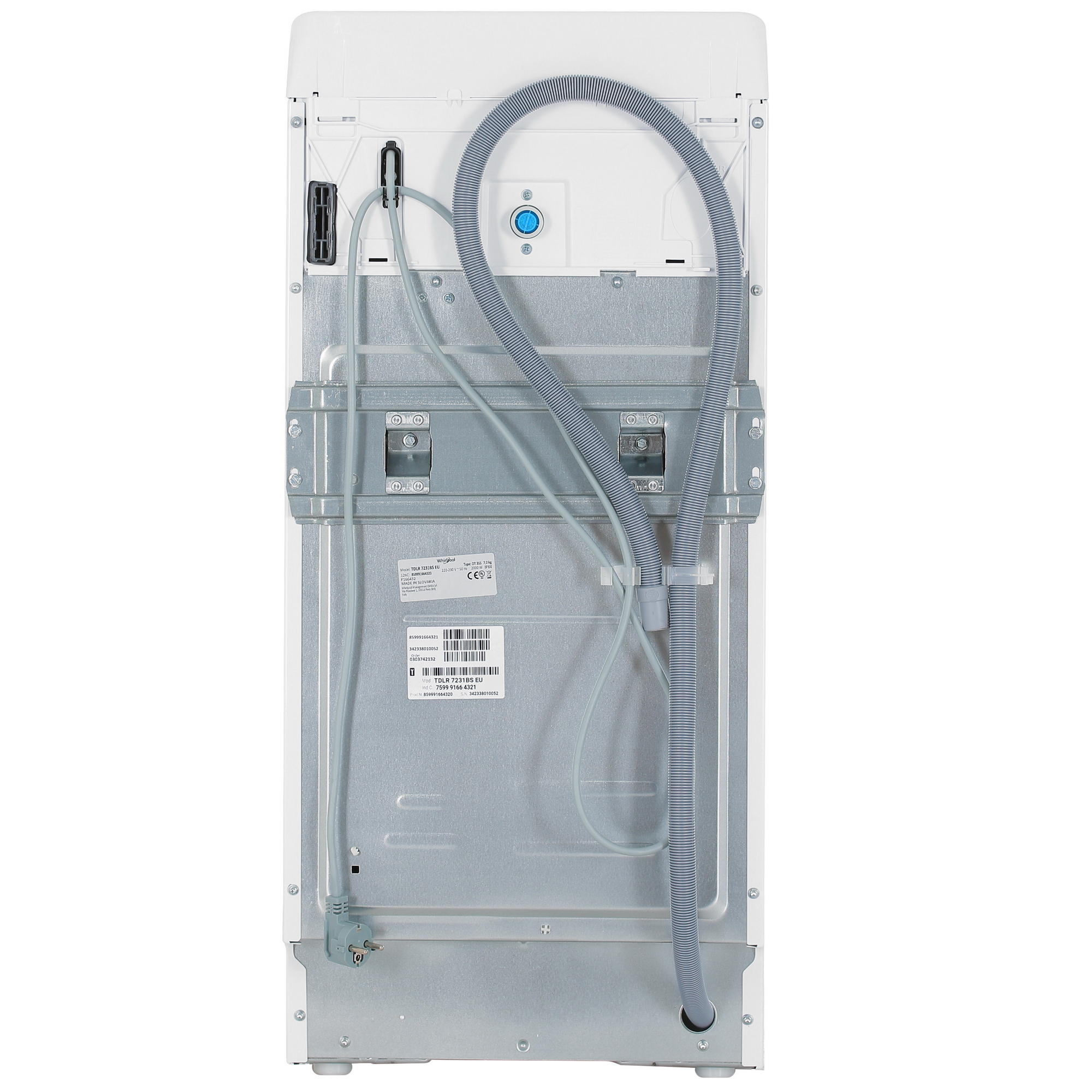5434736 Стиральная машина Whirlpool TDLR 7231BS EU/N белый STDN-0114561 - Вид №9
