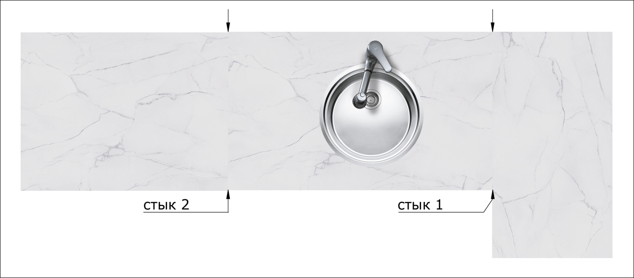 Столешницы для кухни - Эльбрус LIGRON LIST422 2112 - Вид №30