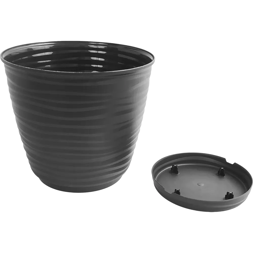 IDI LAND Saffron — элегантный цветочный горшок с поддоном 84533076 STLM-0051423 - Вид №1