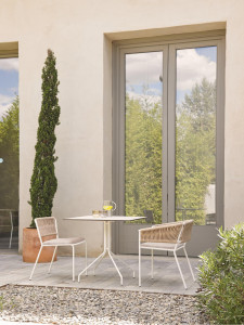 107243 Обеденный стол со столешницей Compact 80 х 80 см Point Weave