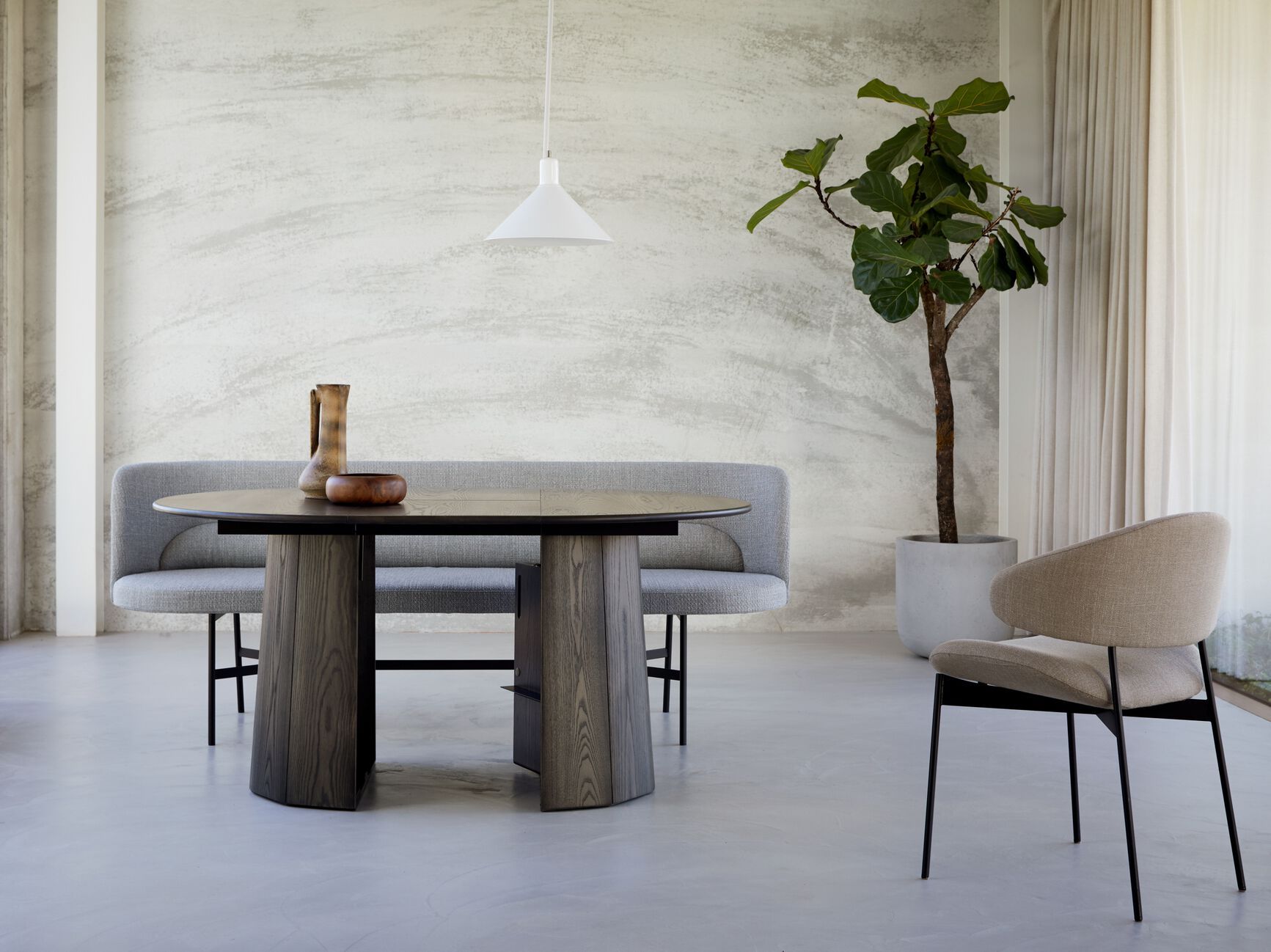 Прямоугольный обеденный стол из массива дерева more EEVA ARCH-00033001 - Вид №4