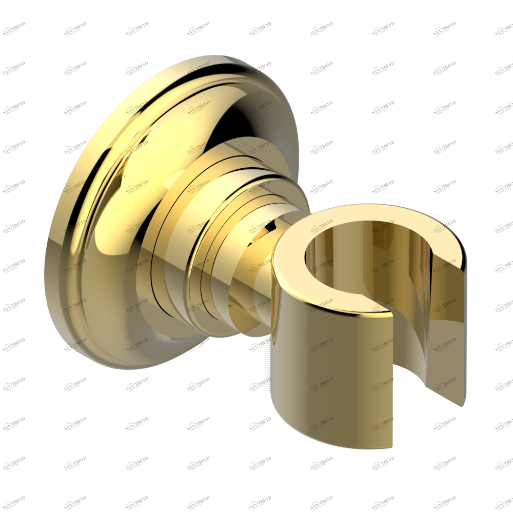 G75-53F Кронштейн стационарный встраиваемый в стену Thg-paris Charleston с рукоятками Покрытие PVD золотистый цвет G75 53F CAT.F