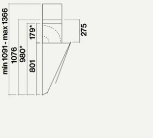 Falmec Настенная вытяжка из нержавеющей стали с активированным углем Silence - nrs sun-id-1432593 - Вид №4