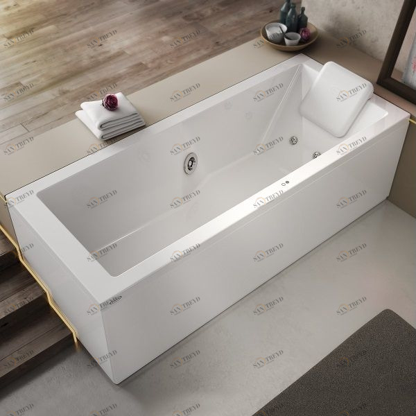 Ванна с гидромассажем Energy 180 без панелей ENE-3001-2400 Dx Jacuzzi ENE30012400DX