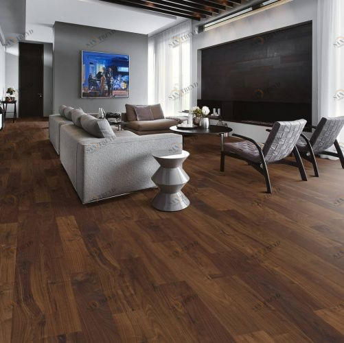 Паркетная доска Kahrs Орех Грув 4500200042