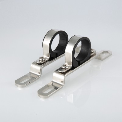 VTc.130.INS.0600 Пара низких кронштейнов для коллекторов из нержавеющей стали Valtec 1"  - Вид №3