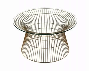 Hamilton Conte Paris Круглый журнальный столик из закаленного стекла Cosmos