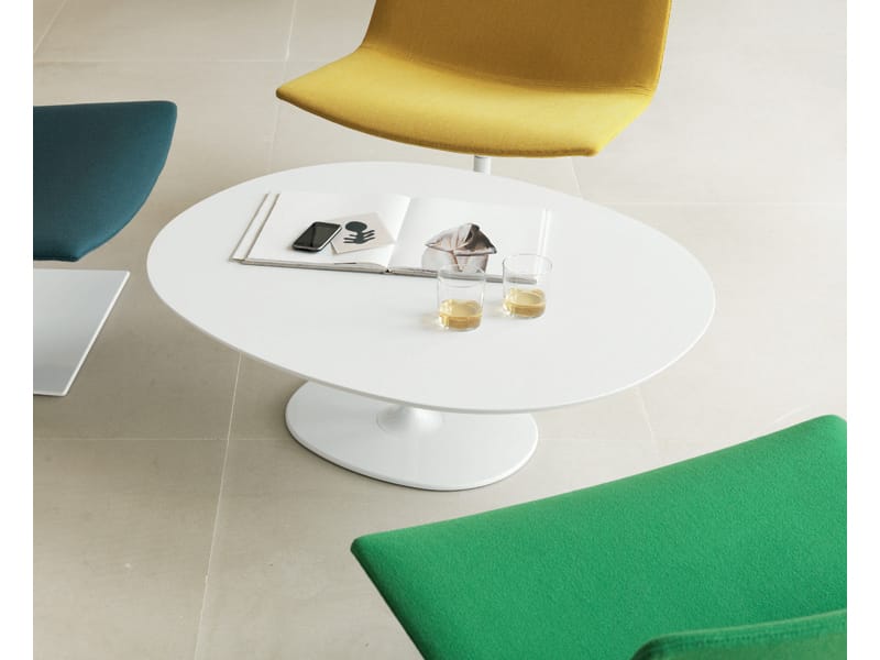 Овальный низкий журнальный столик Arper Dizzie ARCH-00012198 - Вид №1