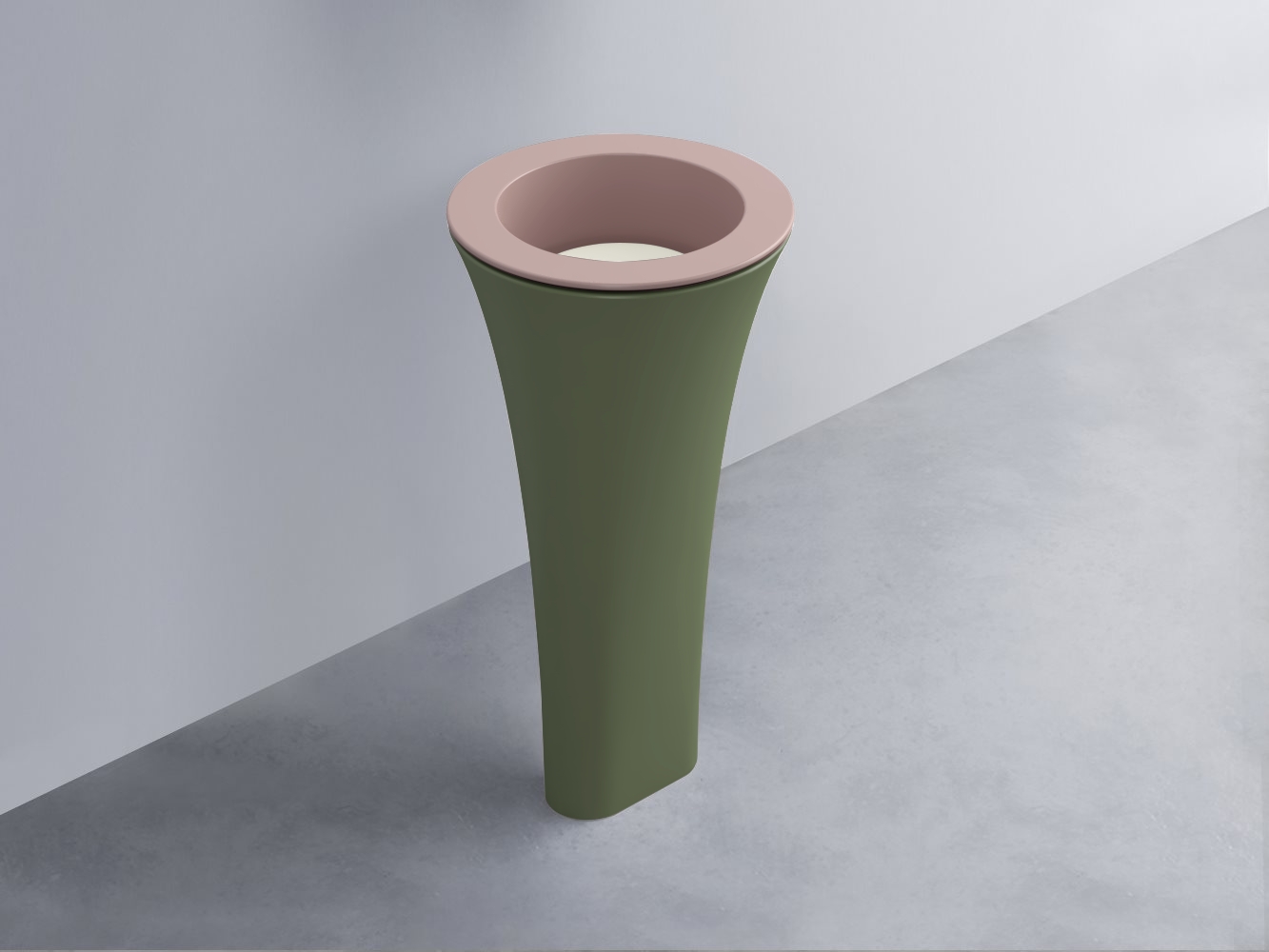 AMLA45-CP+AMPILT-TL+AMCOLT-AG Раковина Amedeo Tondo отдельностоящая cielo Enjoy + Amedeo Ceramica Cielo