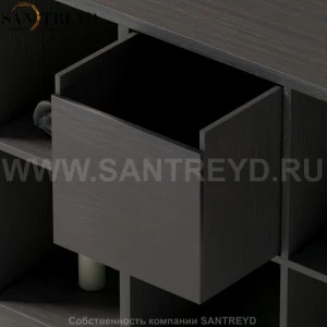 Agape KONTE Ящик из МДФ под темный дуб AMOB046RW