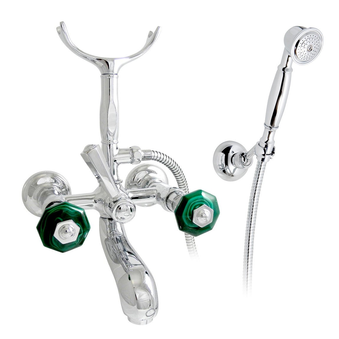 1902 ** 15C Комплект ванны с дуплексным душем Nicolazzi Series Teide Chic 