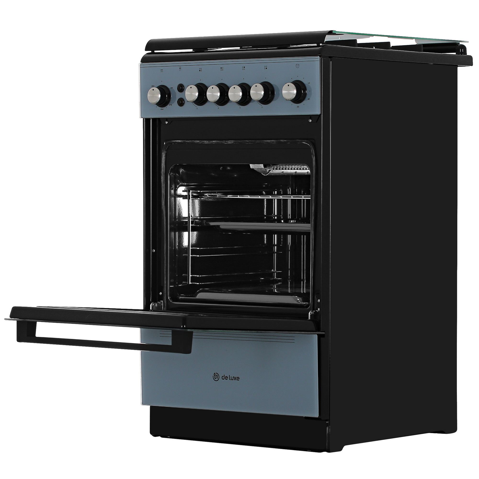 9983913 Газовая плита De Luxe 506040.23г (кр) ЧР-002 серый STDN-0026790 - Вид №4