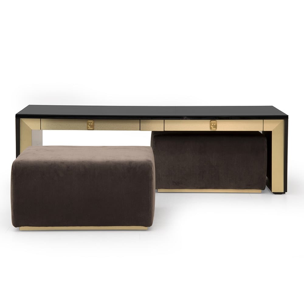 Прямоугольный журнальный столик из зеркального стекла Formitalia Muzio ARCH-00074322 - Вид №2