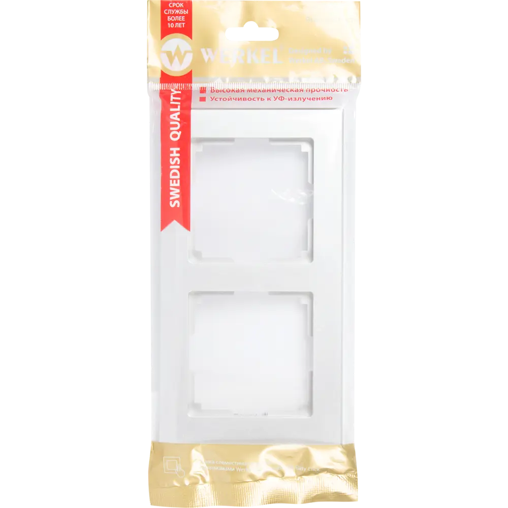 Рамка для розеток Werkel Stark серебристая - элегантное решение для современного интерьера 82125374 STLM-0019703 - Вид №3