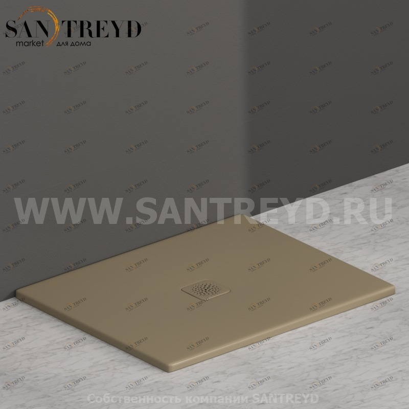 DT100PA Душевой поддон 100x80 керамический Globo Ceramica Globo DOCCIATRE