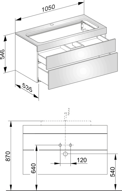 31582210100 Тумба под умывальник KEUCO Edition 400 - Вид №2