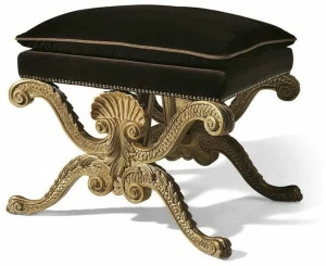 OAK Пуф из дерева с обивкой Galleria