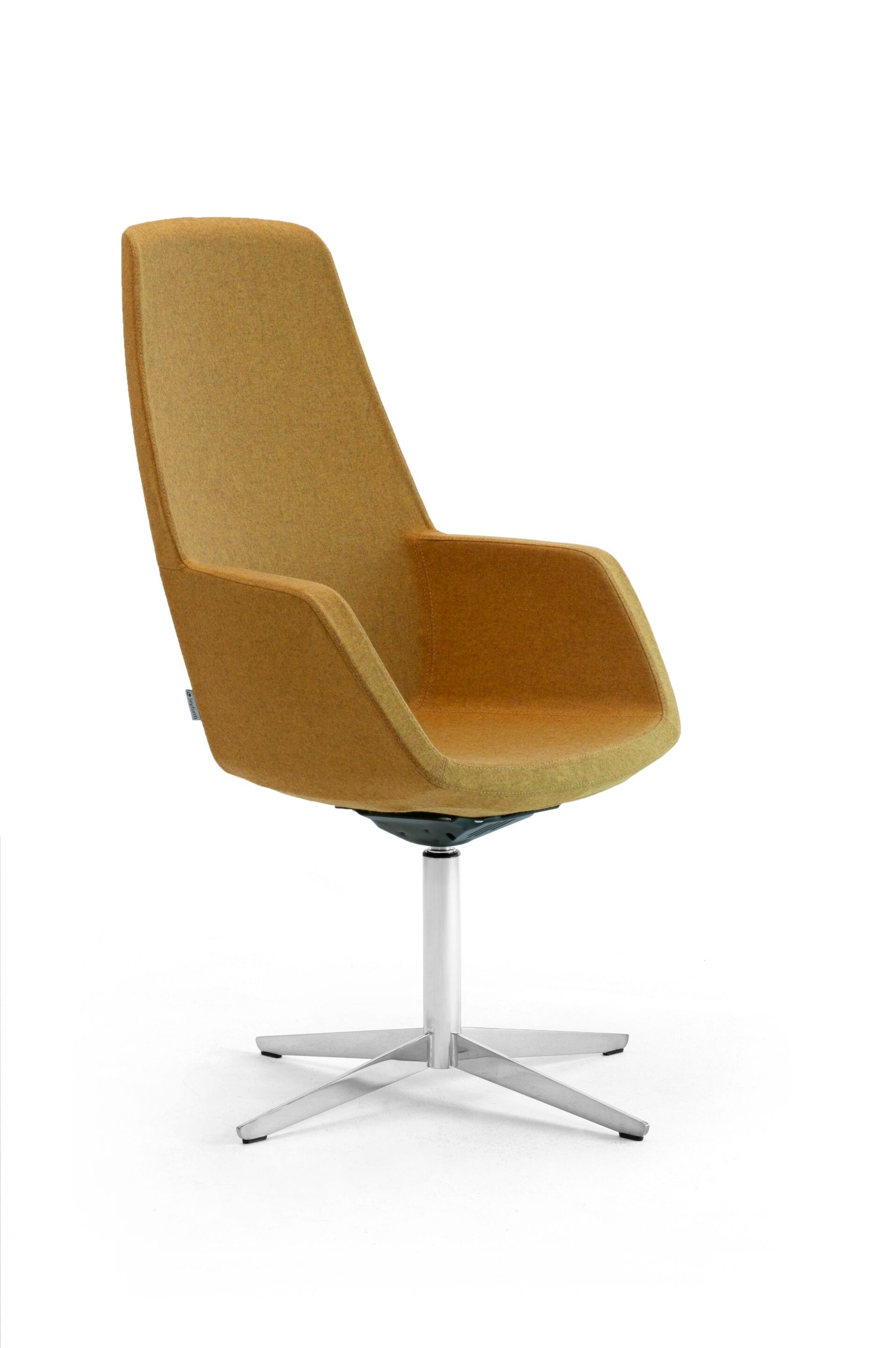 Стул из ткани с высокой спинкой Leyform Gaia ARCH-00092534 - Вид №4