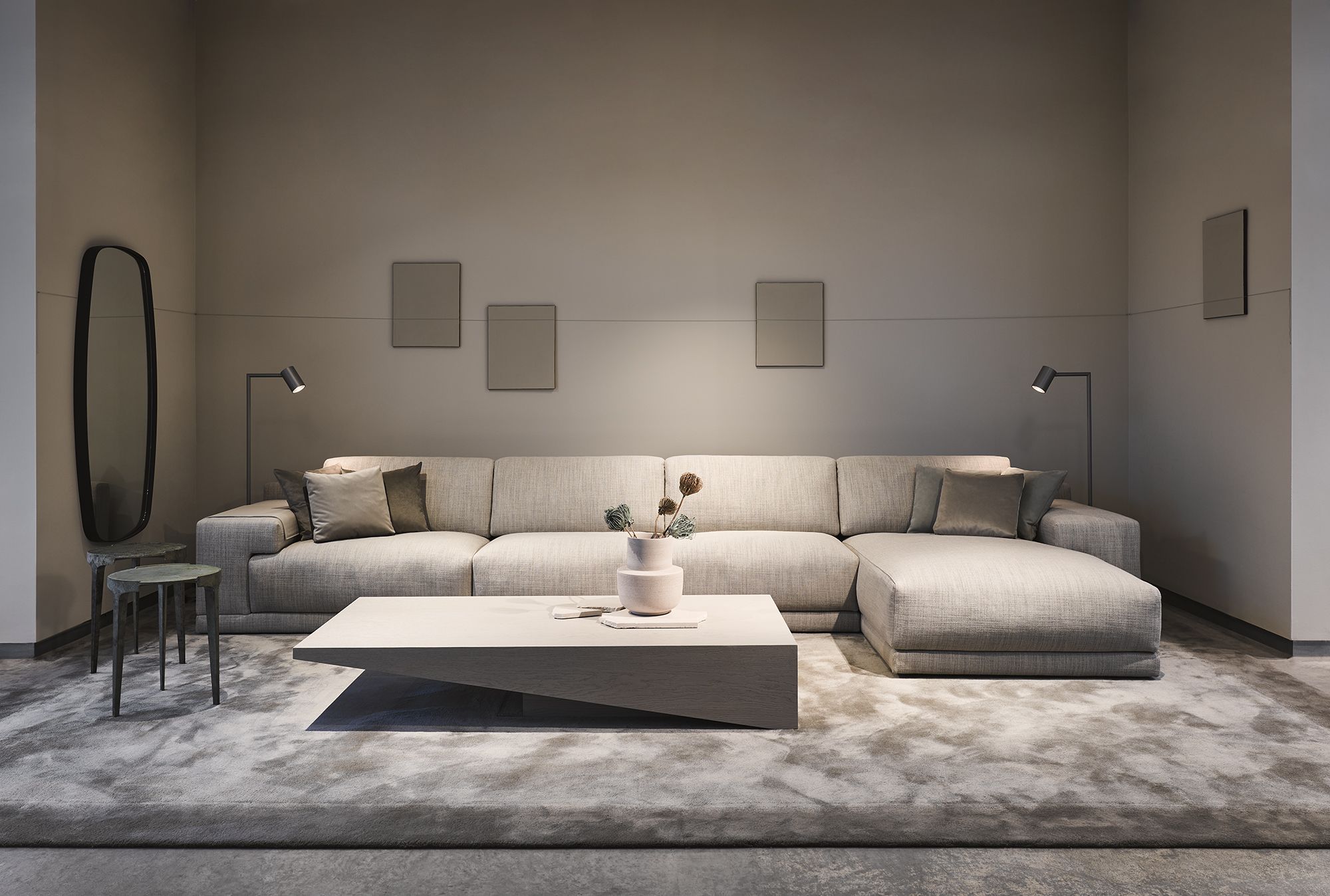 Съемный тканевый диван с полуостровом Piet Boon DERK ARCH-00115747 - Вид №1