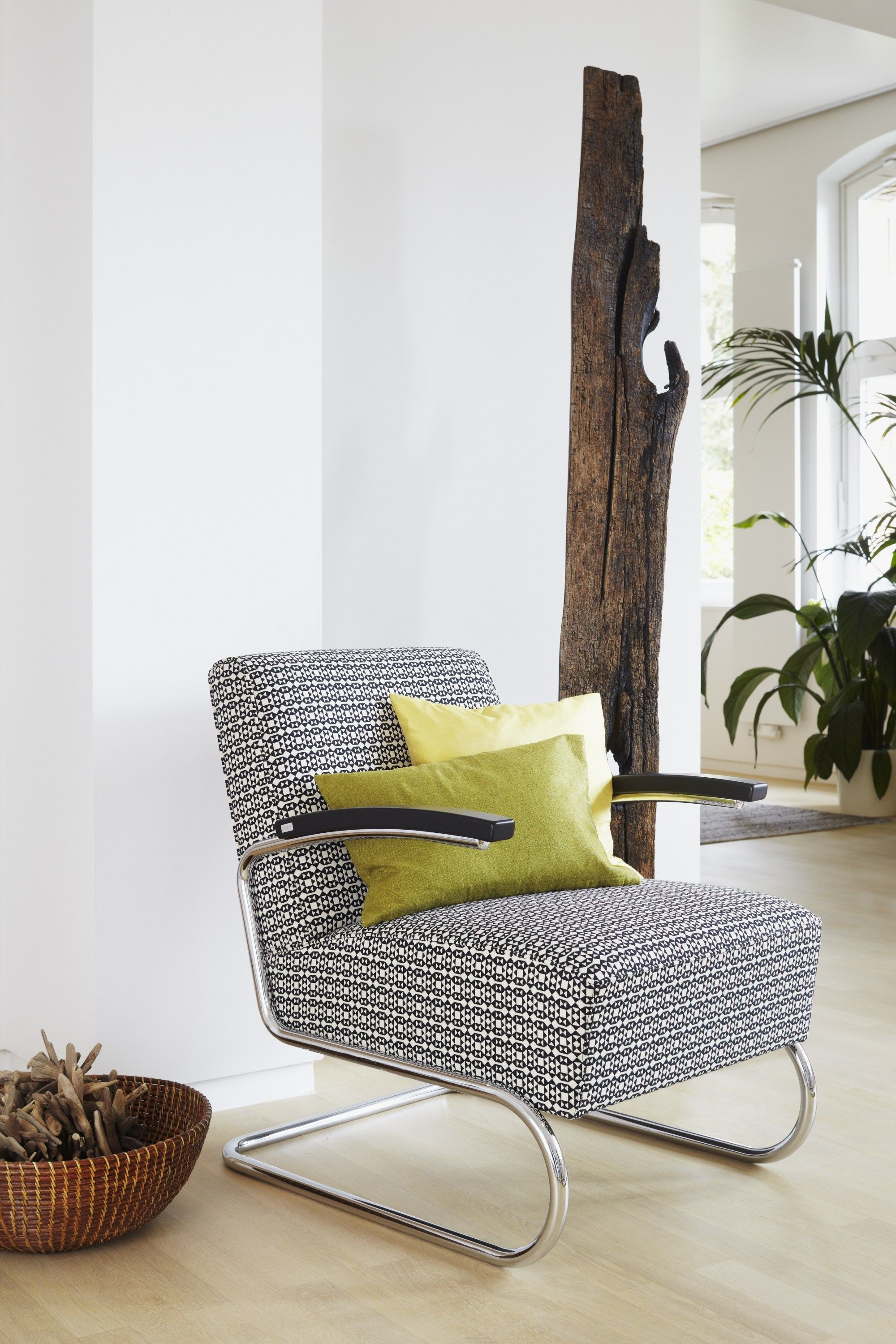 Консольное кресло с подлокотниками THONET S 411 ARCH-00071030 - Вид №3