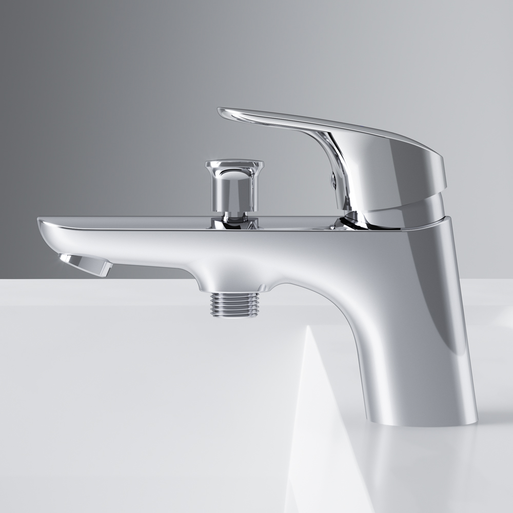 F8010232 смеситель для ванны и душа для установки на борт ванны шт AM.PM Like - Вид №4