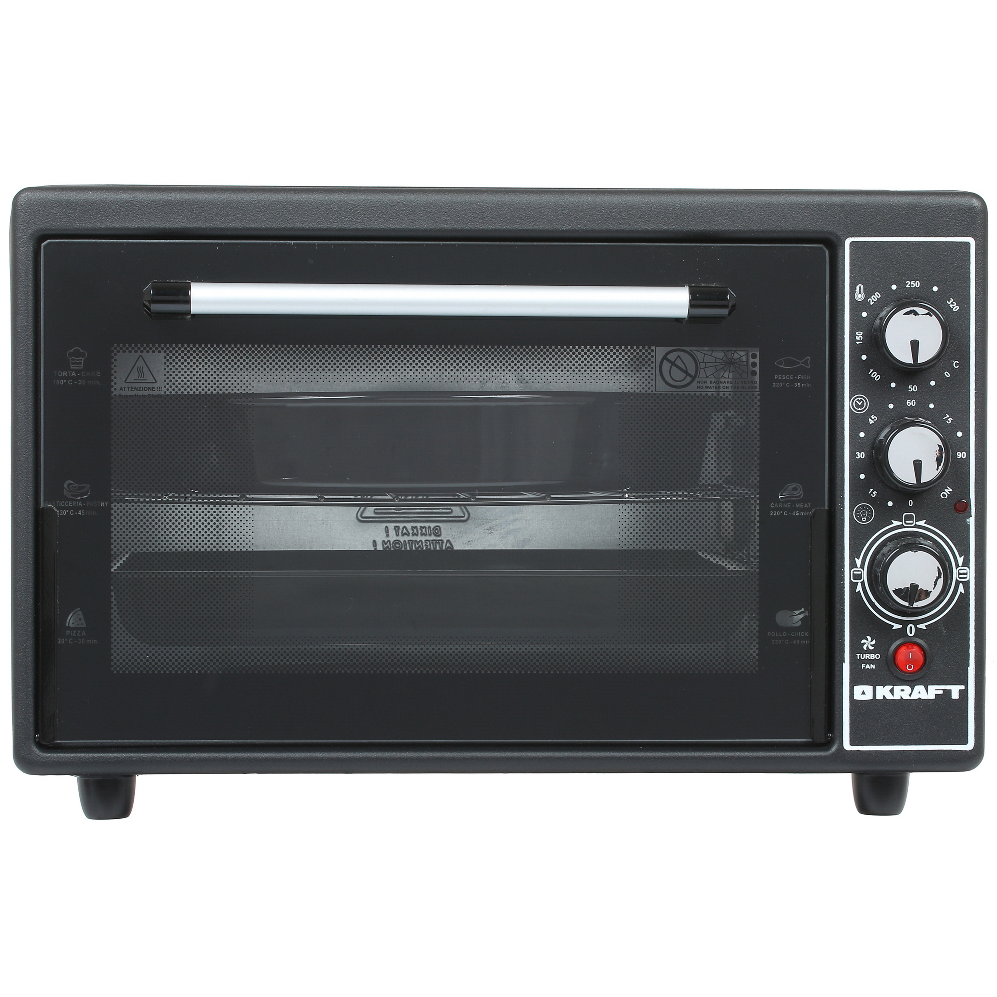 8108443 Мини-печь Kraft KF-MO 3802 KBL черный STDN-0044282
