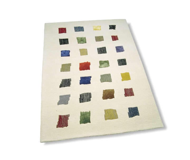 Прямоугольный ковер ручной работы с геометрическим рисунком Garbarino OPUS ARCH-00124423 - Вид №1