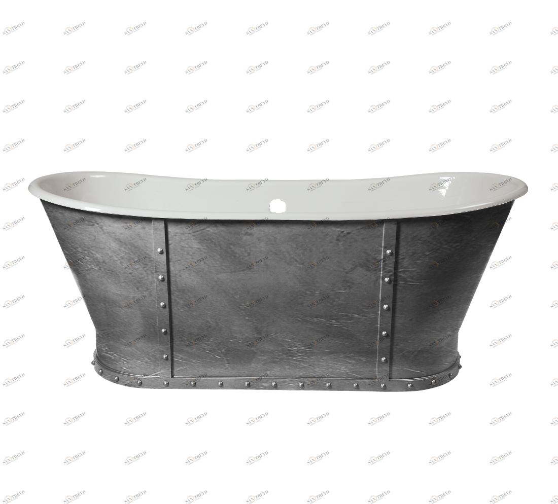 Gentry Home Новая Канада Cast iron bathtub Серебряный лист GH101066 