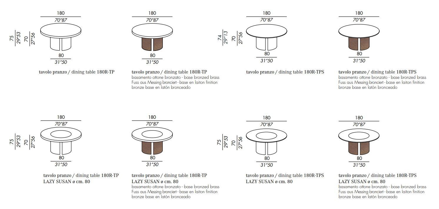 Круглый стол Meridiani ARCH-00066206 - Вид №6