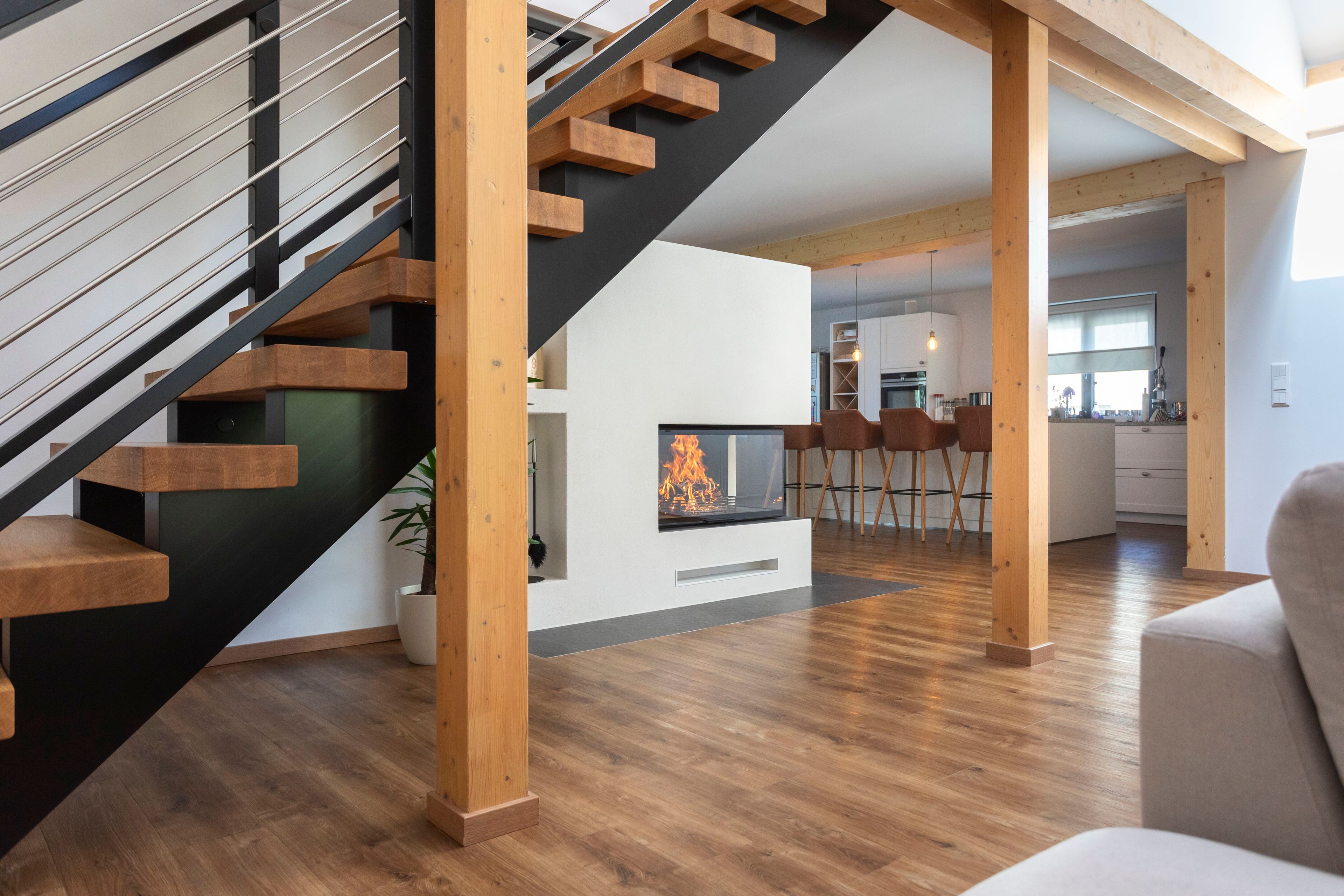 Стальной угловой дровяной камин RÜEGG RII ARCH-00121782 - Вид №2